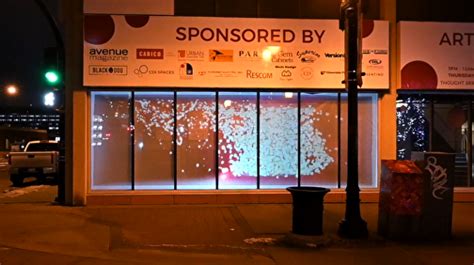 Edmonton Downtown Holiday Light Up Projection Mapping And Light Art