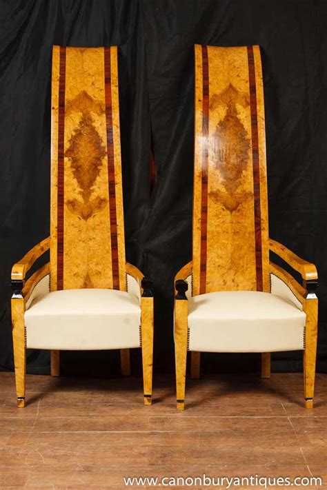 Saw something that caught your attention? Pair Art Deco Arm Chairs High Back Club Chair Seat