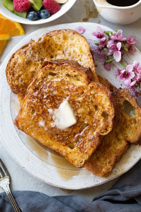 Soak slices of bread in the egg mixture for a couple of minutes, turning halfway. French Toast {Best Easy Recipe} - Cooking Classy