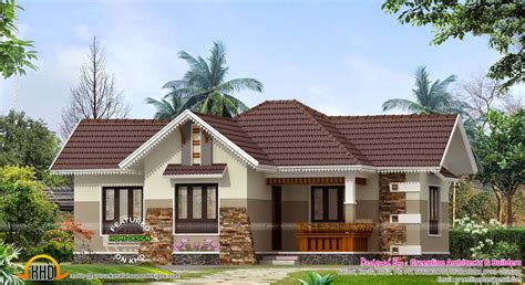 That country farmhouse design is still popular. Nice small house exterior - Kerala home design and floor plans - 8000+ houses