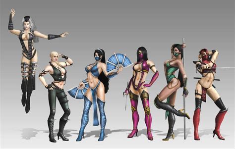 Mortal Kombat Ladies By Sratitoo Mortal Kombat Mortal Kombat Art Mortal Kombat Characters