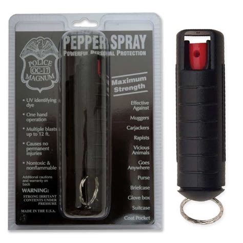 Self Defense Pepper Spray Mace Sprays Non Lethal Weapons