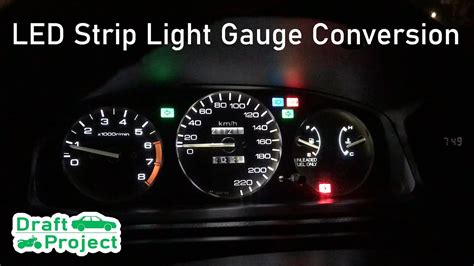 Bright Dashboard Instrument Panel Led Conversion Youtube