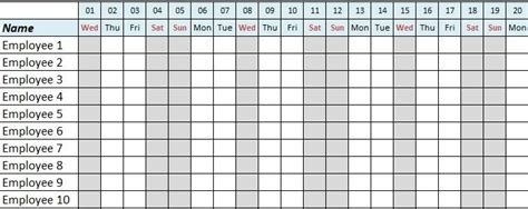 Employee Time Off Tracker Excel Excel Templates Tracker