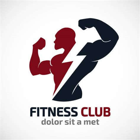 Gym Vector Logo Design Template Fitness Or Sport Icon Illustrations