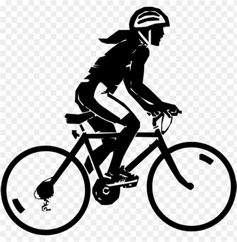 Black And White Bike Riding Png Image With Transparent Background Toppng