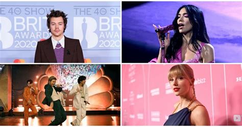 Taylor swift at the brit awards 2021 at the o2 arena in london. BRIT Awards 2021 : 투표 방법 전체 후보 목록에는 BTS, Harry Styles, Dua Lipa 및 Taylor Swift가 포함됩니다. - 환대