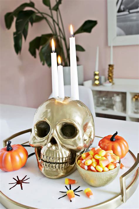 Skull Candle Holder Diy A Beautiful Mess