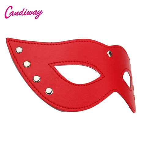 Candiway Sexy Cat Eye Mask Stunning Masquerade Halloween Fancy Leather
