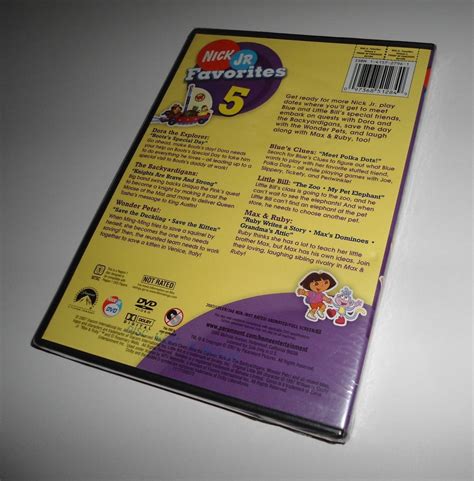 Nick Jr Favorites Vol 5 Dora Explorer Blues Clues Nickelodeon Dvd