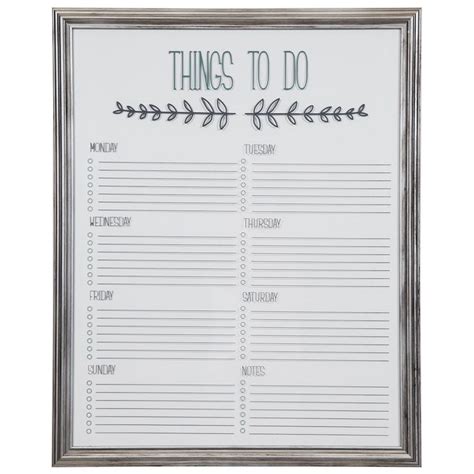 Things To Do Dry Erase Board By Ashland Dry Erase Board Dry Erase