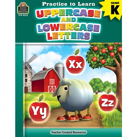 Practice To Learn Uppercase And Lowercase Letters Grade K Tcr8229