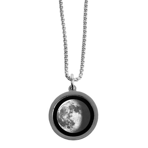 Waning Gibbous Iii Gravity Necklace Your Moon Phase