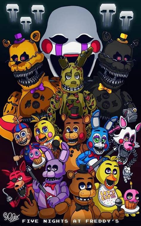 Five Nights At Freddys O Imagenes De Fnaf Anime Fnaf Dibujos