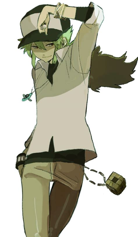 Pokémon black & white will allow pokémon battles with 3 pokémon on one team. N (Pokémon) - Zerochan Anime Image Board