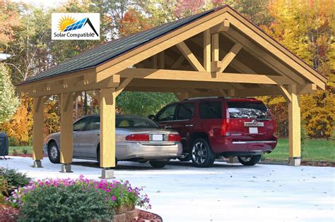 A very substantial and convenient carport. Details about 24'x24' (576 sq.ft.) HEAVY TIMBER CARPORT ...