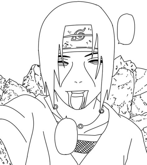 Ausmalbilder Itachi Uchiha Kostenlos Drucken Wonder Day