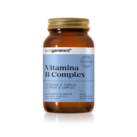Vitamina B Complex 60 Cápsulas Ecogenetics Lifenatura