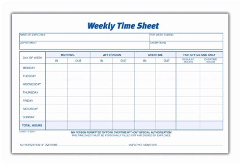 Free Printable Employee Time Sheets Template Business Psd Excel