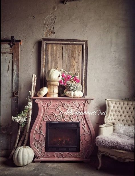 See more ideas about electric fireplace, fireplace, electric fireplace tv stand. 'Belle' Pink Mantle anyone? Custom designed by All Shabbed ...