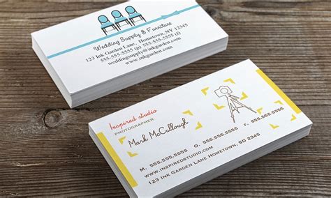 Special discount for a referral. Double-Sided Business Cards | Groupon Goods