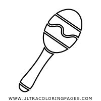 Dibujo De Maracas Para Colorear Ultra Coloring Pages