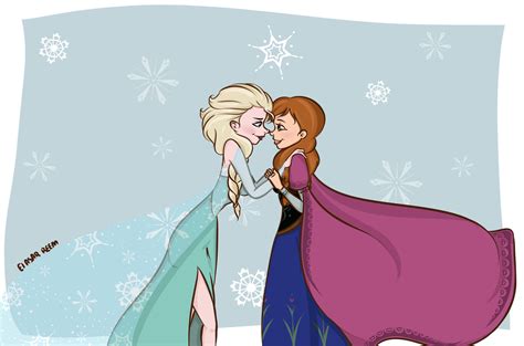 Elsa And Anna Frozen Fan Art Fanpop