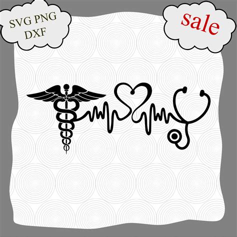 Nurse Svg Rn Svg Nurse Life Svg Stethoscope By