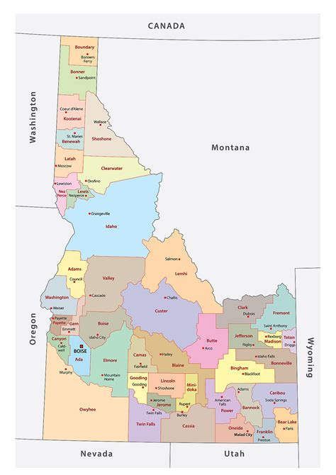 Idaho Maps And Facts World Atlas