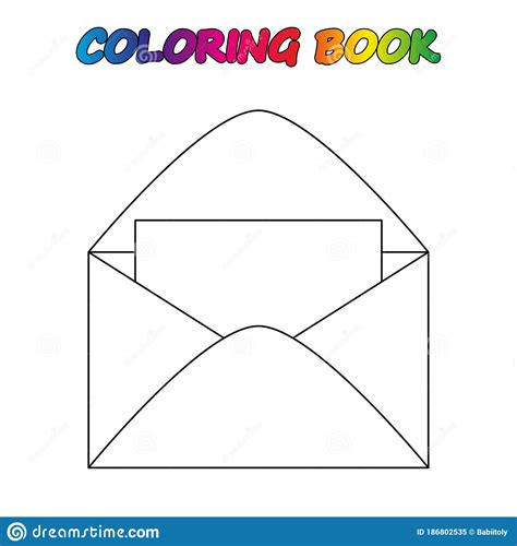 Coloring Page. Worksheet. Game for Kids - Coloring Book Stock Vector