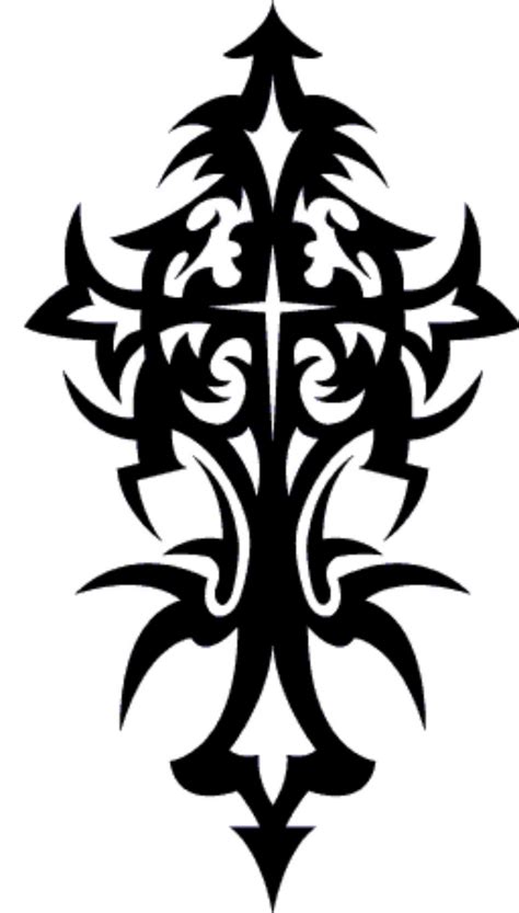 The cross tattoo is a religious tattoo where the people that have it is for sure want to be always on his guidance and these people are really wanting that. 8 Tribal Cross Tattoo Designs and Stencils