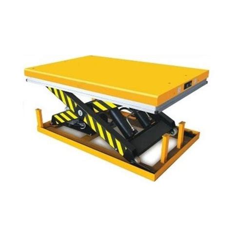 Mild Steel Hydraulic Horizontal Double Scissor Lift Table Capacity