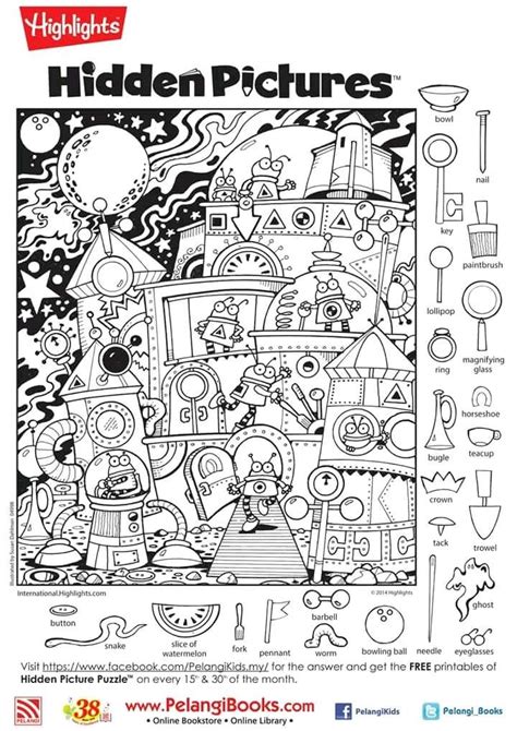 Kids will have a blast solving the hidden pictures(r) puzzles, then placing the corresponding stickers in the blank spaces of the stories in whatever order they choose. Pin by Kim Woody on crafts | Hidden pictures, Highlights ...
