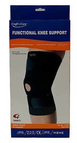 Crafts Care Adjustable Stabilising Functional Knee Support Size