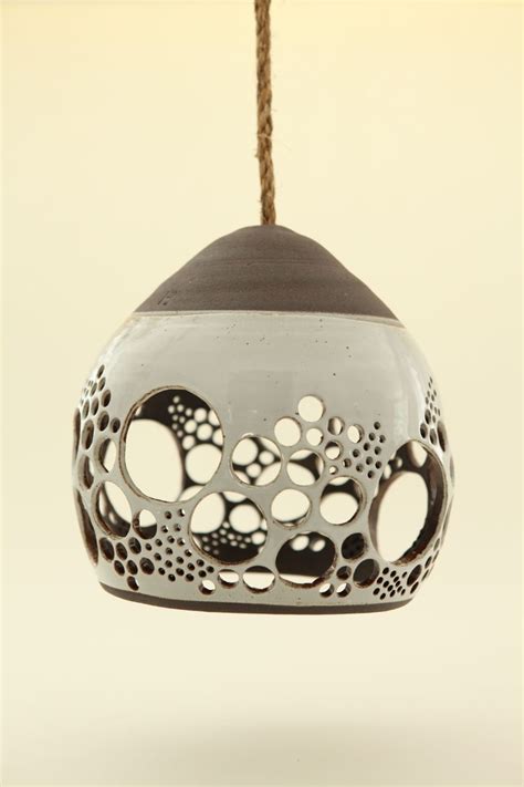 Wall mounted, ceiling mounted, with lighting Lamps : Heather Levine Ceramics | Pottery lighting ...