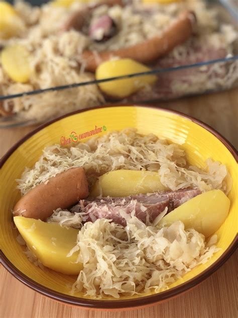 Choucroute légère au Cookeo
