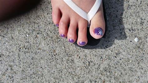 Purple Toes Purple Toes Womens Flip Flop Purple