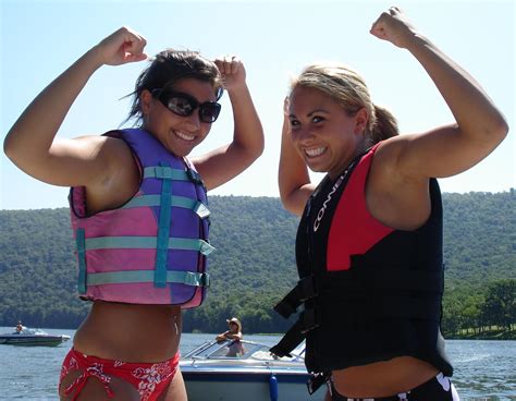girls in life jackets life jackets girl photography bikinis swimwear high neck girls quick