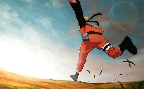 Hd Wallpaper Naruto Shippuden Running Naruto Uzumaki 1280x800 Anime