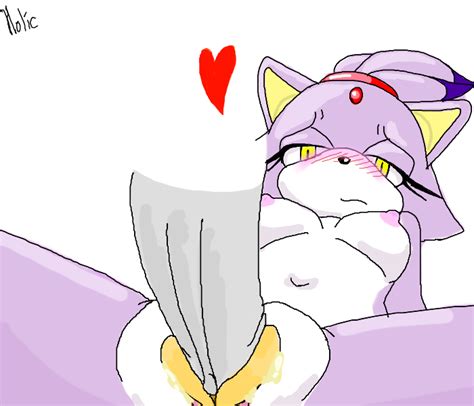 Rule 34 Anthro Blaze The Cat Blush Breasts Cat Color