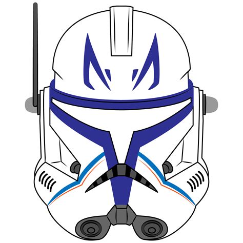 See an action scene with clone trooper captain rex shooting his blasters! Captain Rex Mask Template | Free Printable Papercraft ...