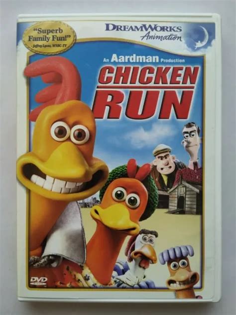 Chicken Run Dvd Animation Dreamworks Aardman Peter Lord Nick Park Eur Picclick Fr