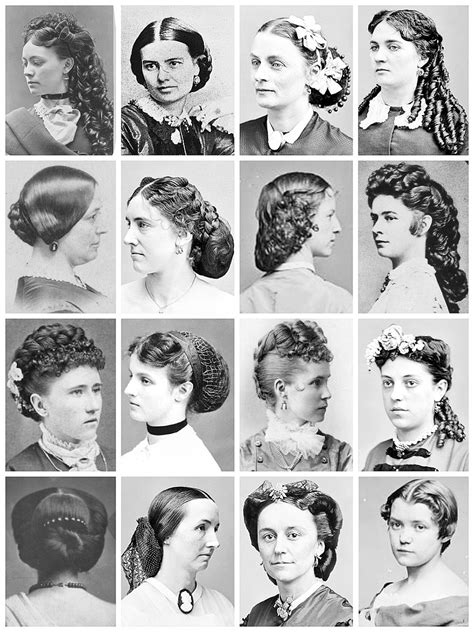 Vintage Portraits Depict Women S Hairstyles From The Victorian And