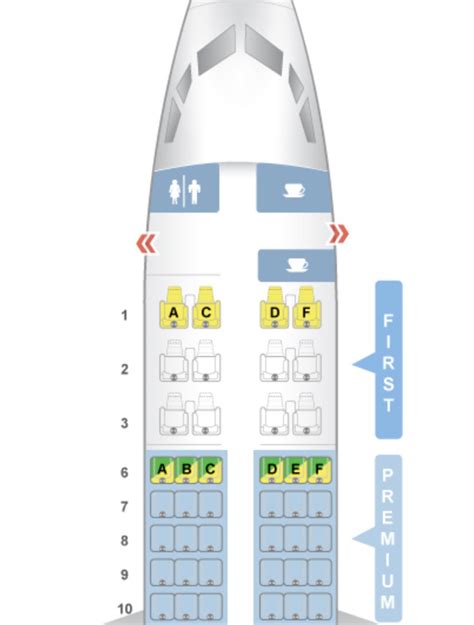 Economy Alaska Airlines Seating Chart