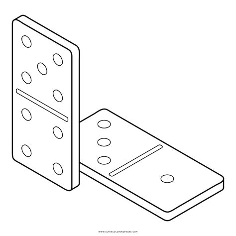 Desenho De Dominó Para Colorir Modisedu