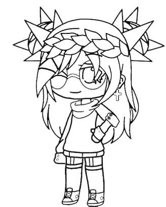 Without all of you i can't get this far. Gacha life coloring pages - AnimationsA2Z