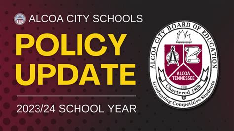 🚨Board Policy Update | Alcoa City Schools