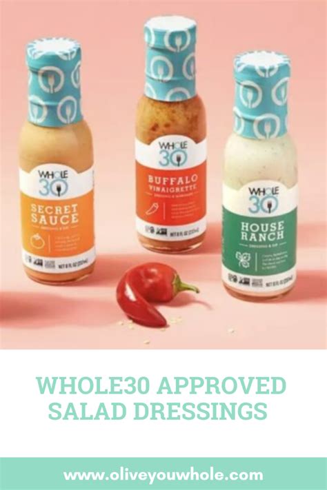 Whole30 Approved Salad Dressings Olive You Whole