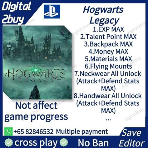 Ps Ps Hogwarts Legacy Save Editor Hogwarts Legacy Save Modding Video