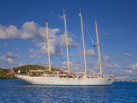 Four Masted Sailing Ship Stock Photo Image Of Anchor 51833710